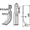 Couteau universel 230x45mm, droit