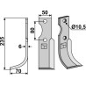 Couteau 235x50mm, gauche - Benassi - RL95/12(12-7) - 6CM021