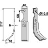 Couteau 217x40mm, gauche - Benassi - S.308 - 6CM0114