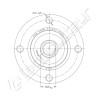Palier pour cover-crop 4 trous rond 12mm / 98mm - AG012785