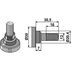 Boulon pour couteau - Joskin