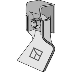 Fléau assemblé avec support et boulon - JF - 3129-449X