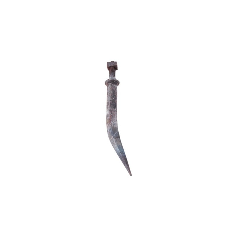 Dent de herse en acier au bore avec collet carré