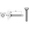 Boulon de charrue 7/16"x76 - Bourgault