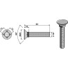 Boulon de charrue 7/16"x63 - Bourgault