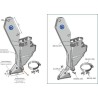 Soc de semoir - modèle gauche - Bourgault