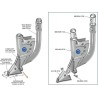 Soc de semoir - modèle gauche - Bourgault