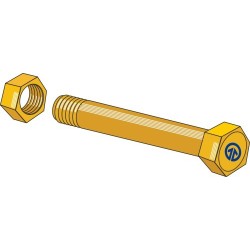 Boulon avec écrou à freinage interne - Bourgault