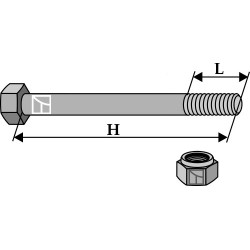Boulon M16 x 2 - 8.8