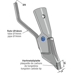 Soc de semoir à échange rapide - Bourgault