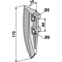 Soc de semoir - Monosem - 6716 - 30046050 -7141