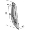 Soc de semoir - Kuhn - R2045111 / 53031030 / 53031040