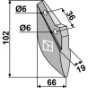 Clavette pour soc de semoir - Hassia - 031785 - D045549 - 3378103