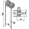 Griffe de semoir Ø9mm - Vogel u. Noot - SP629005