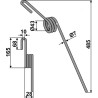 Griffe de semoir Ø7mm - arrière - Rabe - 9004.15.23