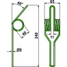 Griffe de semoir Ø6mm (Ressort) - Hassia