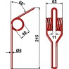 Griffe de semoir Ø6mm (Ressort) - Hassia - 054940