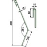 Griffe de semoir Ø7mm, gauche - Amazone - 3742300