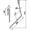 Griffe de semoir Ø9mm - Amazone - 952588