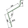 Griffe de semoir Ø10mm, droit - Amazone - 3752300