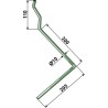 Griffe de semoir Ø10mm, gauche - Amazone - 3421400
