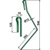 Griffe de semoir Ø15mm, droit - Amazone - Alt 963243 - Neu 966988