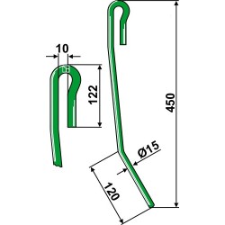 Griffe de semoir Ø15mm - Amazone - 959338