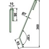 Griffe de semoir Ø7mm, droit - Amazone - 3755300