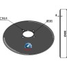 Disque de semoir Ø406x4 - Hatzenbichler