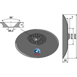 Disque de semoir Ø300x3 - Farmet - 81200406-479