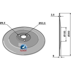 Disque de semoir Ø300x2,5 - Amazone - 951498 / 3386400