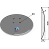 Disque lisse Ø350x4 - Niaux