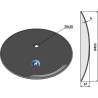 Disque lisse Ø450x4