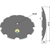 Disque crénelé Ø410x4
