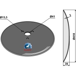 Disque houblon Ø410x3 - Hösch