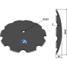 Disque crénelé Ø560x6