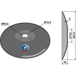 Disque lisse  - Ø410x5 - Niaux