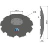 Disque crénelé - Ø625x6 - Lemken Rubin - 3490466