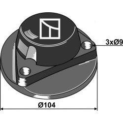 Chapeau de palier - Kverneland - 056156