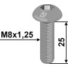 Boulon à 6 pans creux - M8x1,25 - 10.9