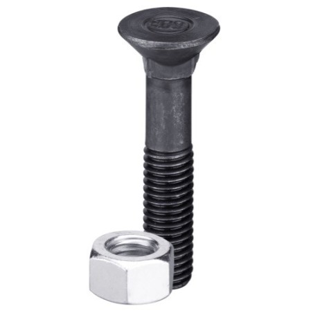 Boulon de charrue 7/16'' UNFx50 et écrou hexagonal