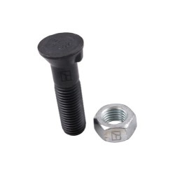 Boulon de charrue DIN11014 M20x2,5x80 avec écrou hexagonal