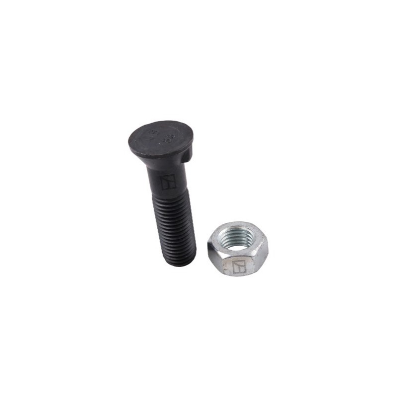 Boulon de charrue DIN11014 M20x2,5x80 avec écrou hexagonal