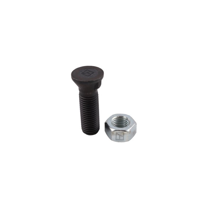Boulon de charrue DIN 604 M20x2,5x70 et écrou hexagonal