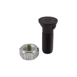 Boulon de charrue DIN 604 M20x2,5x60 et écrou hexagonal