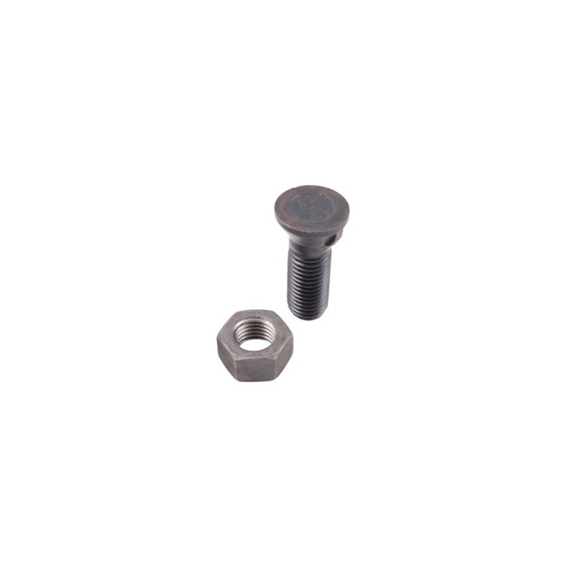 Boulon de charrue DIN11014 M20x2,5x60 avec écrou hexagonal