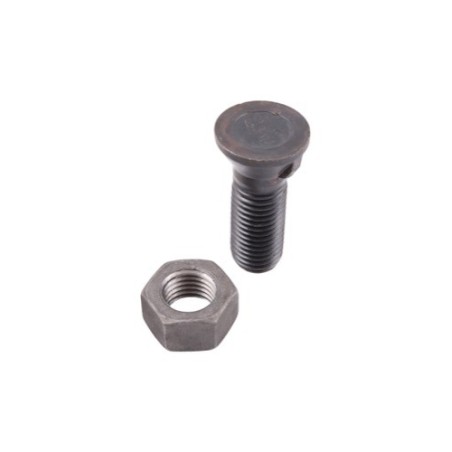 Boulon de charrue DIN11014 M20x2,5x60 avec écrou hexagonal