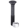 Boulon de charrue DIN608 M16x2x90 et écrou hexagonal