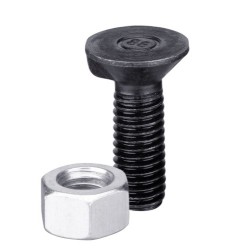 Boulon de charrue similaire au DIN 604 M16x1,5x70 et écrou hexagonal