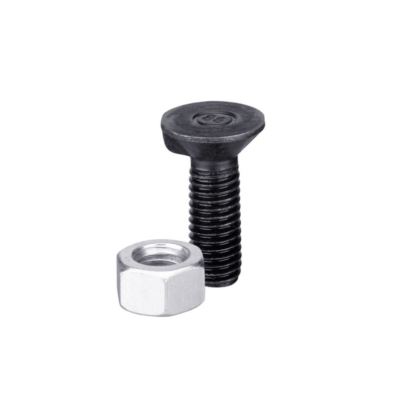 Boulon de charrue similaire au DIN 604 M16x1,5x65 et écrou hexagonal